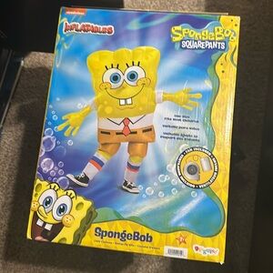 SpongeBob SquarePants inflatable costume.